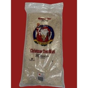 Vintage Sparkl-Tex Glitter Christmas Tree Skirt 58” New